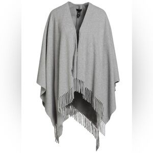 rag & bone Light Gray Cashmere Poncho